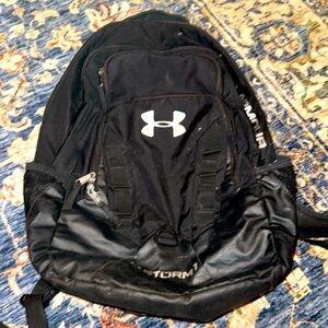 Under Armour UA Storm 1 Recruit Backpack 1261825 BLK Sport Gym Travel Bag Unisex